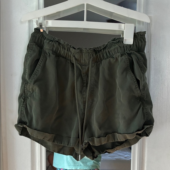 LOF Pants - LOF Dark Green Women's Athletic Shorts